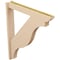 Ekena Millwork 5 1/2-in W x 36-in D x 44-in H Funston Slat Rough Cedar Woodgrain TimberThane Outlooker, Primed Tan OUTUR055X36X44FST24RCPR - alternate 6